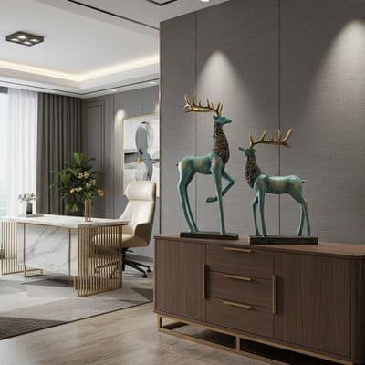 Elk Deer Sculptures thumbnail 2